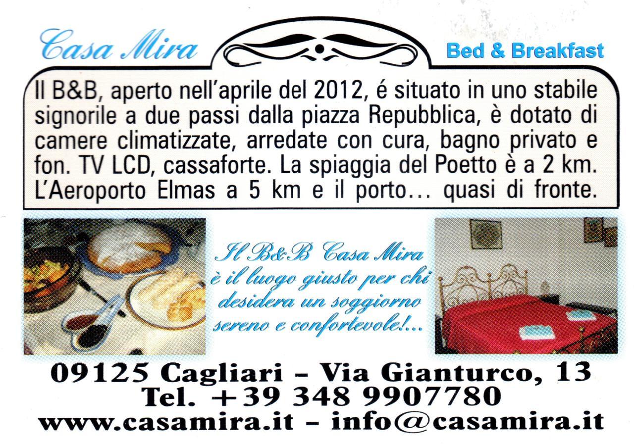 B&B Casa Mira Cagliari Exterior foto